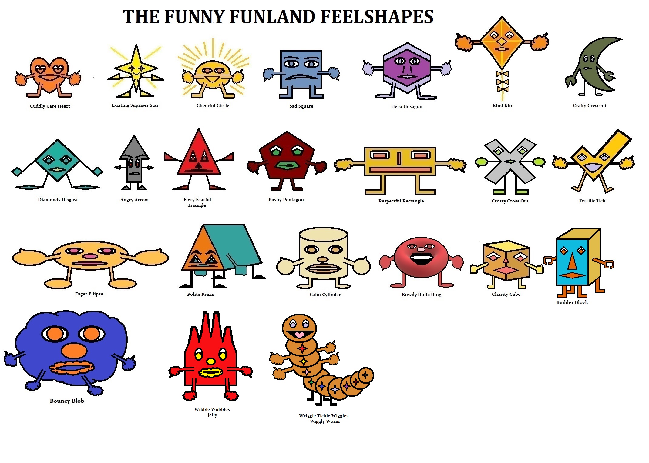 The Funny Funland Feelshapes Multi Media Project/Feelshapes Discovery & Problem Solving Tour