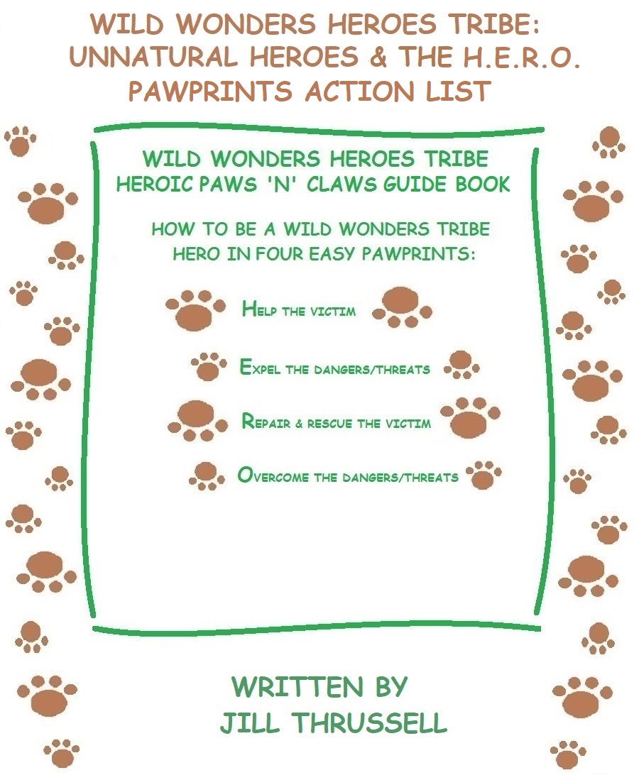 Island of Wonders Wild Wonders Heroes Tribe: Unnatural Heroes & the H.E.R.O. Pawprints Action List